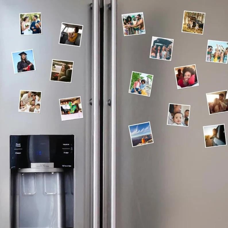 Custom Fridge Magnet - Personalized Magnets - Text - Funny - Celebration - Family Reunion - Wedding - 2.5"x2.5"